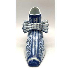 Vtg. Maitland-Smith Handmade Porcelain Decorative Shoe Made in Thailand